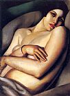 Tamara De Lempicka Famous Paintings - The dream
